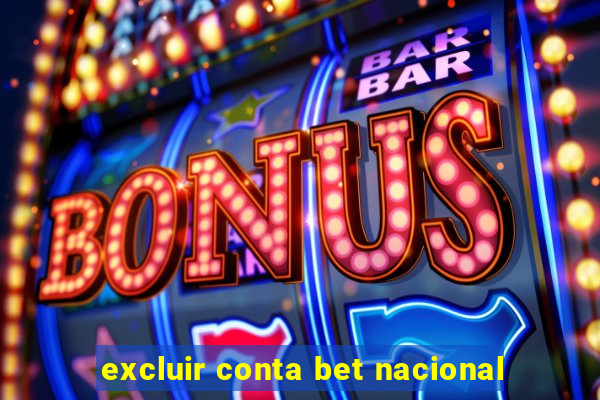 excluir conta bet nacional